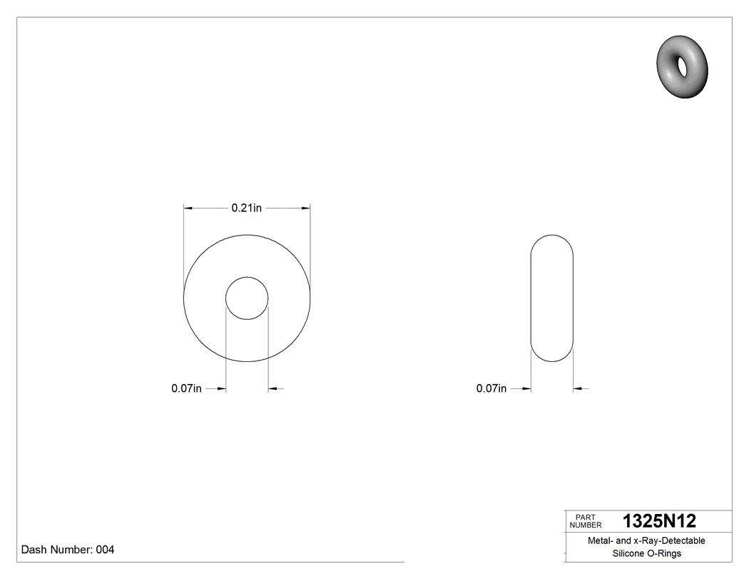 Technical drawing - 1325N12